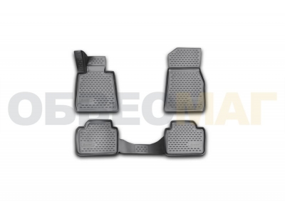 Коврики 3D в салон полиуретан 4 штуки Element для BMW 3 F30 2011-2021
