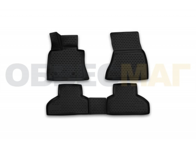 Коврики 3D в салон полиуретан 4 штуки Element для BMW X5 F15 2013-2018