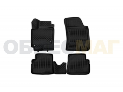 Коврики 3D в салон полиуретан 4 штуки Element для Hyundai Getz 2002-2011