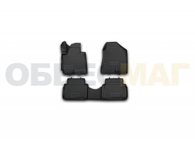 Коврики 3D в салон полиуретан 4 штуки Element для Hyundai ix35 2010-2015