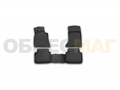 Коврики 3D в салон полиуретан 4 штуки Element для Hyundai Genesis 2014-2021