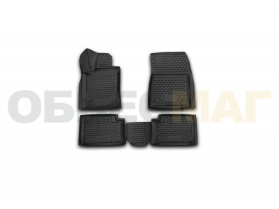 Коврики 3D в салон полиуретан 4 штуки Element для Jeep Grand Cherokee 2013-2021