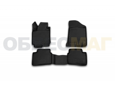 Коврики 3D в салон полиуретан 4 штуки Element для Kia Ceed 2006-2012