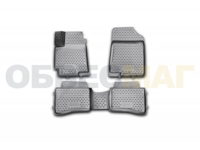 Коврики 3D в салон полиуретан 4 штуки Element для Kia Rio 2011-2017