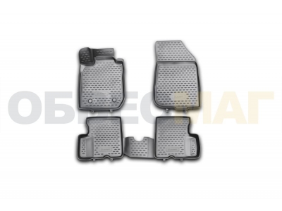 Коврики 3D в салон полиуретан 4 штуки для 4х2 Element для Renault Duster 2011-2015