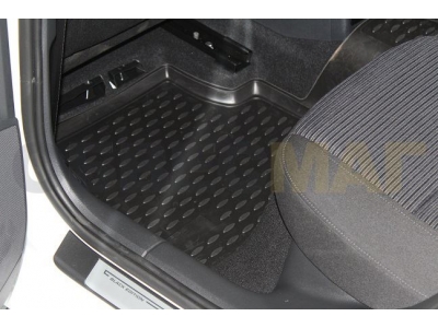 Коврики 3D в салон полиуретан 4 штуки Element для Skoda Octavia A7 2013-2020