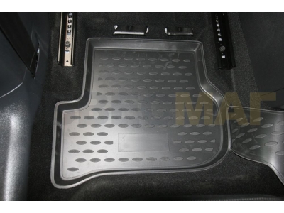 Коврики 3D в салон полиуретан 4 штуки Element для Volkswagen Golf 6 2009-2012