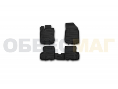 Коврики в салон полиуретан 4 штуки Element для Renault Duster 2011-2015