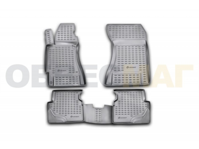 Коврики в салон полиуретан 4 штуки Element для Subaru Forester 2002-2008
