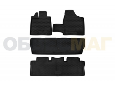 Коврики в салон полиуретан 4 штуки Element для Toyota Sienna 2003-2010