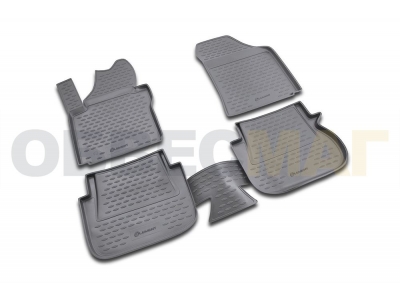 Коврики в салон полиуретан 4 штуки Element для Volkswagen Caddy 2004-2015 NLC.51.18.210k