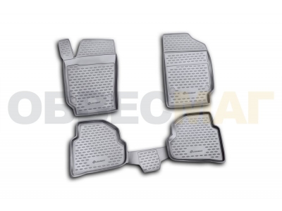 Коврики в салон полиуретан 4 штуки на седан Element для Volkswagen Polo 2010-2020