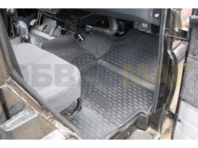 Коврики в салон полиуретан 3 штуки Element для УАЗ 3151 Hunter 2003-2021