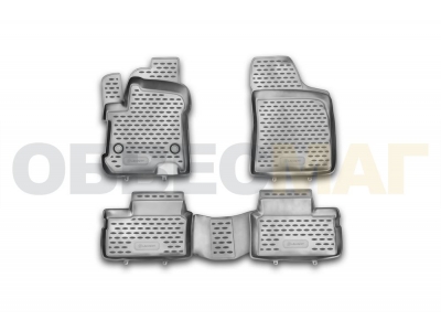 Коврики в салон полиуретан 4 штуки Element для Chery IndiS 2011-2021
