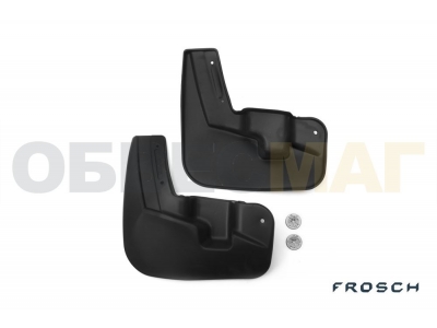 Брызговики передние Autofamily 2 шт. Frosch для Renault Kaptur 2016-2021