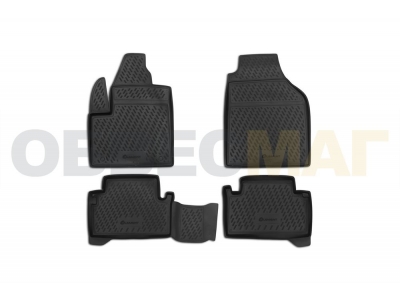Коврики в салон полиуретан 4 штуки Element для Ford Tourneo Connect 2002-2013