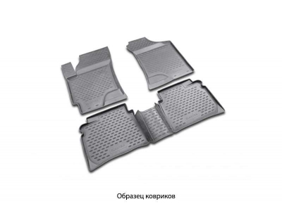 Коврики в салон полиуретан серые 4 штуки Element для Volkswagen Passat B5 1996-2005
