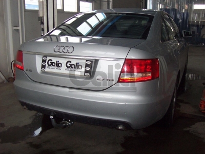 Фаркоп оцинкованный Galia шар A на седан и универсал для Audi A6 2004-2010