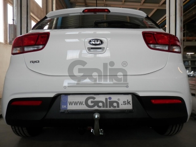 Фаркоп оцинкованный Galia шар A на хетчбек для Kia Rio 2017-2021