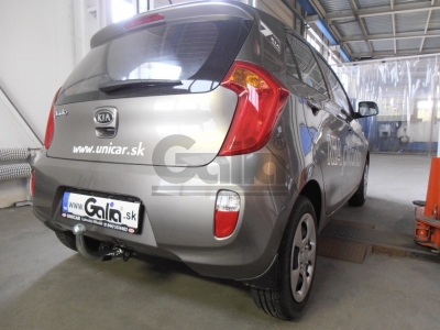 Фаркоп оцинкованный Galia шар C съемный для Kia Picanto 2011-2017