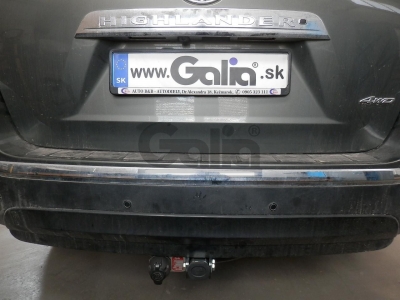 Фаркоп оцинкованный Galia шар BMA съёмный для Toyota Highlander 2010-2014