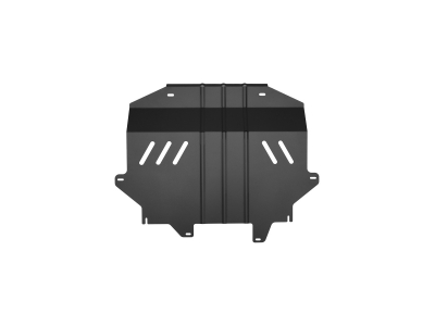 Защита картера и коробки передач для GAC GS3 2024-н.в., Empow 2025-н.в. 1.5 бензин AMT/FWD NLZ сталь, с крепежом / Гак Трампчи ГС3