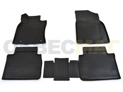 Коврики 3D в салон Norplast полиуретан чёрные для Toyota Camry XV70 2017-2021