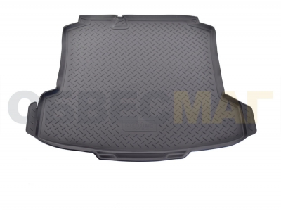 Коврик в багажник Norplast полиуретан чёрный на седан для Volkswagen Polo 2009-2021
