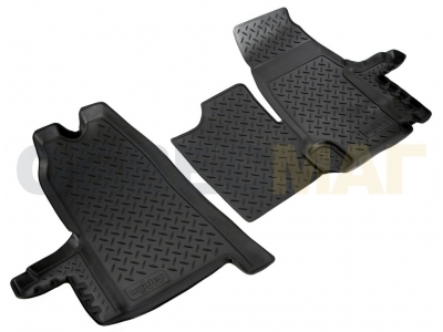 Коврики в салон Norplast полиуретан 2 штуки для Ford Transit 2006-2014