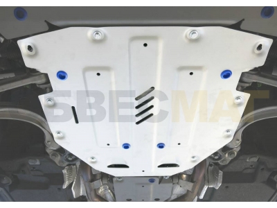 Защита КПП Rival для 3,0 и 3,0D алюминий 4 мм для Audi Q7 2015-2021