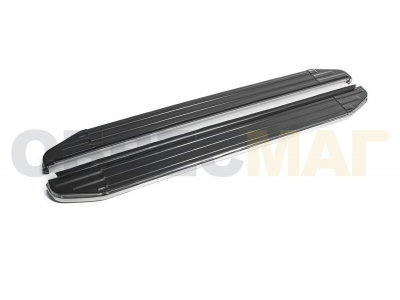 Пороги алюминиевые Rival Premium для Suzuki Vitara 2015-2021 A160ALP.5503.1