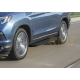 Пороги алюминиевые Rival Black для Honda Pilot 2016-2021