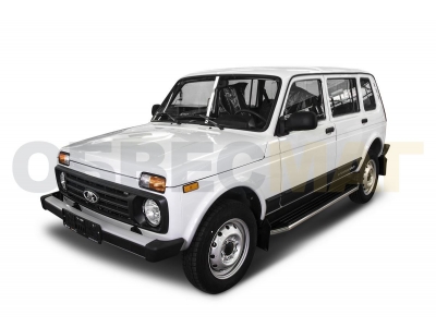 Пороги алюминиевые Rival Premium для Нива ВАЗ 2131 1993-2021