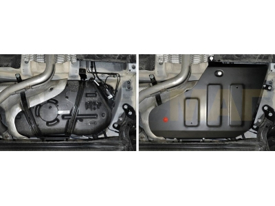 Защита топливного бака Автоброня, сталь 2 мм для Geely Сoolray 2019-2021