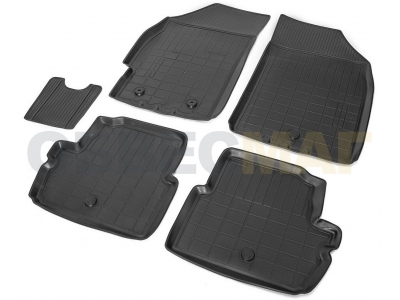 Коврики в салон Rival, полиуретан для Geely Coolray 2019-2021