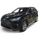 Пороги алюминиевые Rival BMW-Style для Toyota RAV4 2019-2021