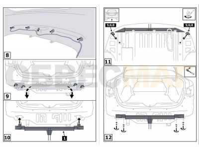 Фаркоп Atlas, шар A для Lada Vesta 2015-2021