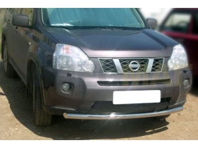 Защита переднего бампера 60 мм для Nissan X-Trail T31 2007-2011