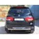 Защита заднего бампера двойная 60-53 мм для Ssang Yong Kyron 2007-2015