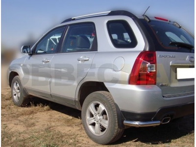 Защита задняя уголки 60 мм для Kia Sorento 2006-2009