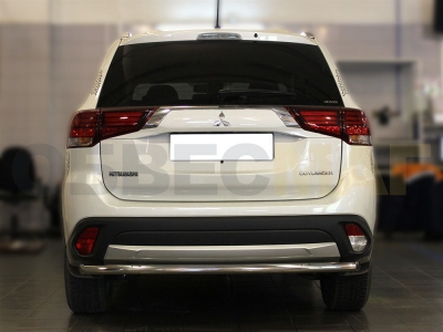 Защита заднего бампера 53 мм для Mitsubishi Outlander 2015-2018