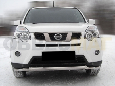 Защита передняя двойная 60-53 мм для Nissan X-Trail T31 2011-2015