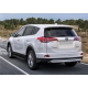 Пороги алюминиевые Rival Black для Toyota RAV4 2013-2019
