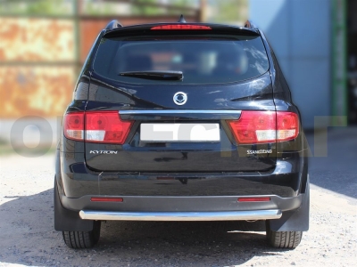 Защита заднего бампера 60 мм для Ssang Yong Kyron 2007-2015