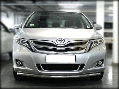 Защита переднего бампера 53 мм с подгибами для Toyota Venza 2012-2017