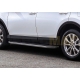 Пороги алюминиевые Rival Premium для Toyota RAV4 2013-2019