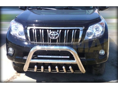 Кенгурин 76 мм с защитой картера 43 мм без отбойника для Toyota Land Cruiser Prado 150 2009-2013