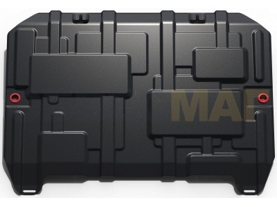 Защита картера и КПП Автоброня, сталь 2 мм для Haval F7/F7x 2019-2021