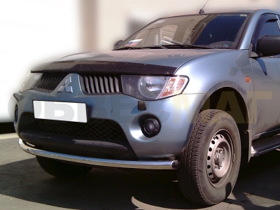 Защита переднего бампера 60 мм для Mitsubishi L-200 2014-2015