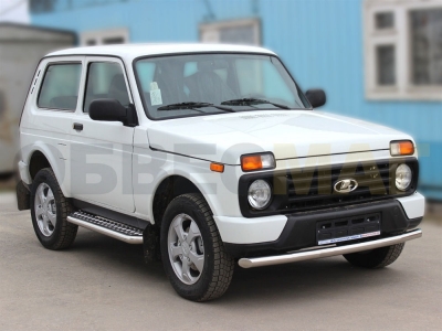 Защита переднего бампера 60 мм для ВАЗ 4x4 Urban 2015-2021